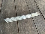 1967 Plymouth Fury Left Sail Panel Emblem Trim 4-DOOR Oem. Fixed Price $65.00.