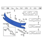 For Kia Telluride 2022-2025 87311S9200 Rear Liftgate Finish Panel. Fixed Price $512.77.