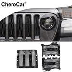 Exterior Front Mesh Grille Inserts Frame Cover Trim For Jeep Wrangler. Fixed Price $62.99.