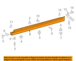 Toyota Oem 18-23 Camry Exterior Trim-rocker Molding 7585106941. Fixed Price $487.47.