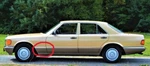 Mercedes W126 Left Lower Trim Panel Molding 1266900140 Grey 300SD 560SEL. Fixed Price $45.00.