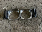 1968 Nova Chevy 2 Headlight Bezels Year Only Pair Good Drivers Ll. Fixed Price $125.00.