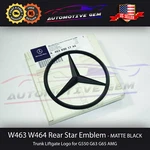 W463 Amg Mercedes Matte Black Star Emblem Rear Trunk Door Logo Badge G550 G63. Fixed Price $49.99.