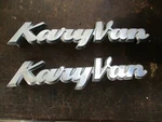 73 74 75 76 77 78 79 80 81 Dodge Kary Van Emblems Badges Oem Pair. Fixed Price $45.00.