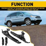 Front 4PCS For Cr-v 2007-2011 Headlight Crv Bracket Bumper Beam Mount Support. Fixed Price $8.54.