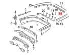 Mercedes-benz Rear Bumper Center Molding 215-885-03-21 For Mbz CL500 & More. Fixed Price $209.95.