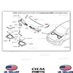 Genuine Front Fender Cover Driver Side 2008-2013 Infiniti G37 2014-2015 Q60. Fixed Price $55.95.