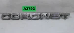 1968 Dodge Coronet Script Emblem Letters. Fixed Price $75.00.