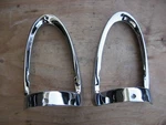 1955 Chevy Taillight Bezels-pair. Fixed Price $74.95.