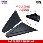 Pair Door Mirror Corner Triangle Trim Fits 75490-TR0-A01 Honda Civic. Fixed Price $28.36.