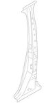 Genuine Nissan Body B-pillar Reinforcement 76570-6RF0A. Fixed Price $305.92.