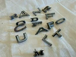 Lot Of 16 Ford Letters, Chrome Emblems, Badge Nameplate Galaxie 1964-1970?. Fixed Price $131.66.