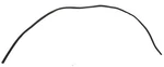 Rear Convertible Top Seal Molding Trim 95-02 Vw Cabrio MK3.5 Genuine. Fixed Price $69.99.