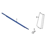 Ford Bronco 2021-2025 M2DZ7821452B Front Right Door Belt Molding. Fixed Price $338.34.