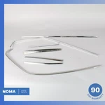 84-87 Jaguar XJ6 Series Iii Rear Left Driver Door Window Molding Chrome Set Oem. Fixed Price $166.00.