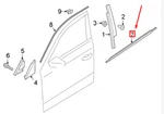 Audi A4 B9 Front Right Door Window Belt Molding 8W0853284E2ZZ No Duties. Fixed Price $123.00.