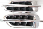 2007-2014 Cadillac Escalade Chrome Pair Front Fender Trim Vent Grille D56. Fixed Price $143.05.