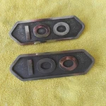1961-1970 Dodge D100 Truck Fender Emblem Set 1781382 Mopar. Fixed Price $80.00.