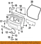 Jeep Chrysler Oem Liftgate Tailgate Hatch-handle Outside Exterior 1FN57AXRAA. Fixed Price $271.95.
