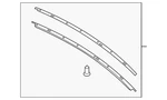Genuine Ford Roof Molding FR3Z-6302564-E. Fixed Price $186.65.