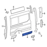 Ford E-transit 22-26 KK3Z6129397BA Rear Left Side Body Panel Molding. Fixed Price $91.12.