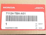 Genuine Oem Honda 71124-TBA-A01 Passenger Front Grille Molding Extension. Fixed Price $59.70.
