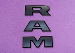 3D Rear Tailgate Letters Emblems For Ram 1500 2500 3500 - Trunk Lid Badge Black. Fixed Price $69.97.