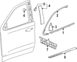 Genuine Gm Body Side Molding 84804414. Fixed Price $90.51.