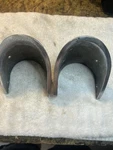 Oem 68-69 Corvette Exhaust Bezel For Body 3922496 GM3922495 Core. Fixed Price $75.00.