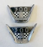 1956 Chrysler 300 Medallion Emblem Badges Trunk & Front Letter Series 2DR Ht. Fixed Price $399.99.
