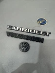 85-93 Vw MK1 Cabriolet Emblem Badge X3 Set 155 853 901 Oem Genuine. Fixed Price $66.00.