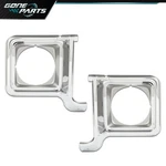 Chrome Headlight Bezel Trim Silver Headlamp Door Fit For 1973-1978 Chevy Gmc. Fixed Price $68.10.