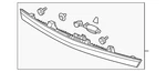 Genuine Acura Lift-gate Finish Panel 74890-TZ5-A02. Fixed Price $799.64.
