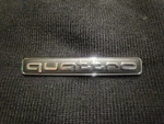 Audi A3 8V Rear 'quattro' Lettering 4G08537372ZZ New Genuine. Fixed Price $45.78.