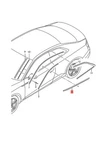 Genuine Audi Window Slot Seal With Trim Strip Black-glossy 8W6853284DT94. Fixed Price $162.58.