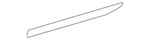 Genuine Lexus Lower Molding 75075-33151-E1. Fixed Price $136.07.