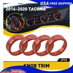 Red Aluminum Alloy Button Knobs Trim For Toyot Tacoma 2016 2017 2018 2019 2020. Fixed Price $13.99.