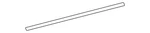 Genuine Mercedes-benz Fender Molding 463-698-70-01. Fixed Price $105.30.