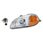 Headlight + Bulb Set Halogen For 1996-1998 Honda Civic. Fixed Price $81.16.