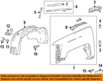 Gm Oem 14-19 Silverado 1500 Ld Fender Exterior Trim-protector 22801019. Fixed Price $103.51.