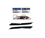 Genuine Front Windshield Garnish Molding Lh Rh 2P For 11-17 Hyundai Veloster. Fixed Price $163.94.