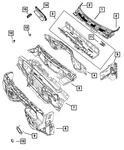 Genuine Mopar Cowl Top Panel 68362458AC. Fixed Price $103.88.