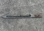 Chevrolet Apache 31 1959 Chevy Truck Left Side Fender Emblem Molding 3753097 Oem. Fixed Price $250.00.