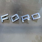 1949 Crestliner Ford Car Hood Front Chrome F-o-r-d #7954-7957 Letter Set. Fixed Price $29.99.