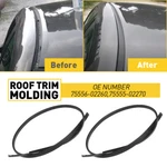 For 2014-2017 Toyota Corolla Sedan 2PCS Roof Drip Trim Molding Left & Right Side. Fixed Price $18.04.