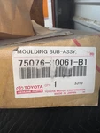Lexus LS400 Rear Door Molding Driver Side Gray 75076-30061-B1 1995-2000 Oem. Fixed Price $125.00.
