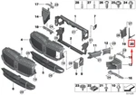 Bmw G11, G12 Left Air Duct Side Panel Trim 51138079583 No Duty To. Fixed Price $220.13.