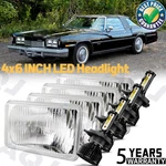 Fit Oldsmobile Toronado 1976-1985 4PCS 4X6 Inch Led Headlights Hi/low Beam. Fixed Price $132.00.