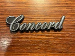 Amc Concord Emblem Logo Badge Symbol Sign Used Chrome 371989 Oem A33872. Fixed Price $10.99.