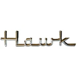 1956-1958 Studebaker Trunk Lid Script "hawk" Chrome. Fixed Price $48.30.